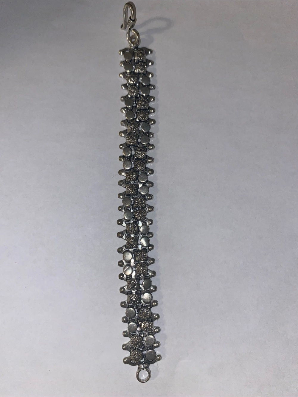 Vintage sterling Silver Floral bracelet